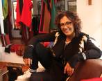 La diseñadora nariñense Adriana Santacruz participa de la feria Expoartesano 2017. FOTOS: LEONARDO CASTRO, DE COLPRENSA.