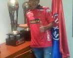 El delantero Juan David Pérez viene de marcar siete goles en el torneo anterior. FOTO TOMADA DE TWITTER (@petiso2929)
