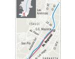 Este es el estado de la avenida Regional a la altura del centro comercial Mayorca, donde el constante paso de tráfico pesado ha deformado el pavimento de la carretera. Cuatro kilómetros de esta vía se encuentran afectados por el desgaste. FOTO jaime pérez
