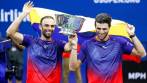 Juan Sebastián Cabal y Robert Farah, tenistas número uno del ranquin ATP de dobles, hacen parte del equipo colombiano que disputará la fase final de la Copa Davis. FOTO EFE