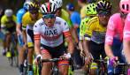 Sergio Luis se ha destacado en pruebas de un día. En la Flecha Valona tendrá un compañero de lujo: el esloveno Tadej Pogacar, reciente campeón del Tour de Francia. FOTO CORTESÍA UAE EMIRATES