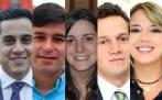 Federico Hoyos (exrepresentante) - Jaime Mejía (concejal de Medellín) - Ana Cristina Moreno (diputada de Antioquia) - Alfredo Ramos Maya (exsenador) - Nataly Vélez (concejala de Medellín)