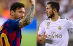 Messi sufrió una molestia en el sóleo de la pierna izquierda y casi con seguridad no estará en el debut liguero. Hazard, por su parte, generó dudas por su bajo desempeño en pretemporada. FOTO efe