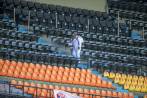 Rigurosas medidas de seguridad se han implementado en el Atanasio Girardot para la reapertura del fútbol. FOTO JUAN ANTONIO SÁNCHEZ