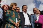 Gustavo Petro y Ángela Robledo abanderaron el movimiento en las pasadas elecciones presidenciales. FOTO colprensa