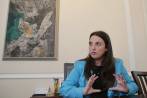 Karen Abudinen es abogada de la Universidad del Norte e inició su vida profesional vinculada al Banco Interamericano de Desarrollo y el Banco Mundial, según la reseña publicada en el MinTIC. FOTO Colprensa