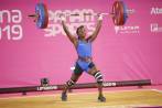 Yenny Sinisterra, de pesas, ya fue campeona mundial juvenil. FOTO Colprensa