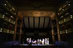 La economía naranja incluye las artes escénicas y la música, por ejemplo, lo que hace el grupo musical Espíritu Balanta, con sus ritmos del pacifico, durante su ensayo en el Teatro Colón. FOTO Colprensa