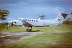Este fue el avión medicalizado King 350 de la Fuerza Aérea Colombiana . FOTO Cortesía Fuerza Aérea