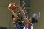 Yanet María Arias, líder del histórico triunfo de Colombia ante Cuba 67-65. Tercer oro del ciclo olímpico para ellas. FOTO EFE 