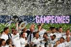 La celebración del título 34 de Liga del Real Madrid. FOTO AFP