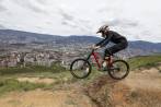 Héctor Carrascal espera hacer menos de tres minutos para aspirar a ser ganador de la prueba de downhill. FOTO manuel saldarriaga 