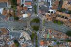 El intercambio de la calle San Juan será intervenido para el futuro paso del sistema masivo. FOTO: JUAN DAVID ÚSUGA