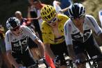 ¿Quién trabajará por quién en el próximo Tour? En el de 2018, Egan (15°) fue clave para que Thomas ganara y Froome fuera tercero. FOTO AFP