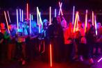 Los fanáticos de Star Wars en China celebraron desde muy temprano el 4 de mayo. FOTO AFP