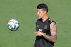 James Rodríguez espera el guiño de Zinedine Zidane. FOTO REUTERS
