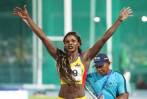 Desde los 14,54 que marcó en su debut de temporada en el Grand Prix en Medellín, Caterine no ha parado en su proyección. FOTO EFE