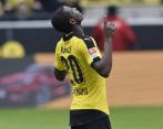Adrián Ramos y una de las dos celebraciones que tuvo en la jornada. FOTO ap