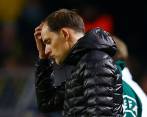 El técnico Thomas Tuchel se lamentó por el resultado al final del juego. FOTO reuters