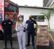 Frotex realizó una donación para beneficiar a cerca de 400 médicos y sus familias en Medellín. Foto cortesía Frotex