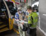 Recuerde llevar el tapabocas, si no lo usa, no podrá subirse al bus. FOTO ANDRÉS CAMILO SUÁREZ.