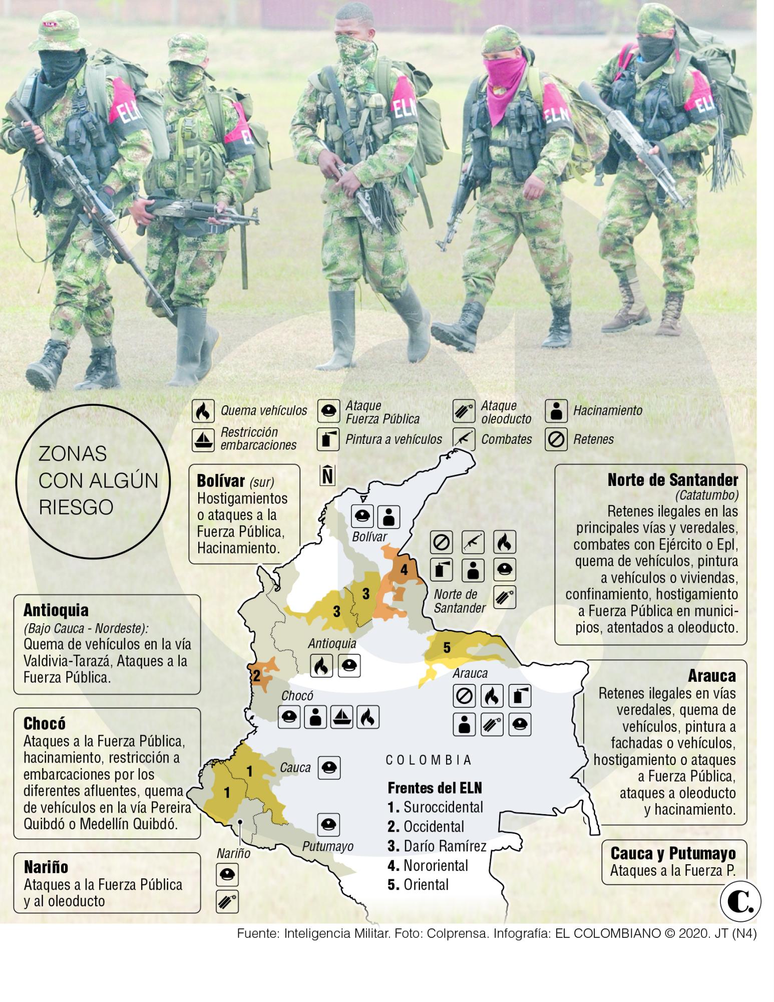 Gobierno da mensaje de seguridad por paro de Eln