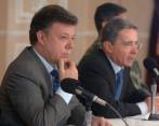 la ponencia que estudia la Corte indicaría que los segundos mandatos de Uribe y del presidente Juan Manuel Santos son inconstitucionales. FOTO COLPRENSA
