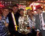 David Beckham con algunos miembros de la banda de Andrés DC: FOTO: Instagram. 