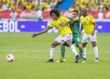 Colombia tuvo varias llegadas que no concretó y con el paso de los minutos perdió ritmo, intensidad y sorpresa, por lo que terminó estático. FOTO JUAN ANTONIO SÁNCHEZ