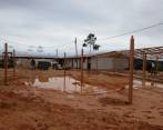 Construcción de casas en la zona veredal de Remedios. Foto: Santiago Valenzuela 