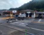 El incidente ya fue reportado a EPM que atenderá la situación. FOTO CORTESÍA BOMBEROS ENVIGADO
