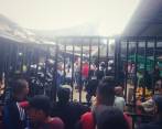 Imágenes de la plaza de mercado en la mañana del martes. FOTO TWITTER: Jeferson Banguera @jefbanguera