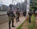 El grupo élite Fënix, del Ejército Nacional ya patrulla las calles de Bello. Foto: Cortesía