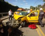 Accidente. FOTO CORTESÍA DEFENSA CIVIL