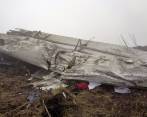 Así quedó la primera avioneta accidentada en Nepal a principios de esta semana. FOTO REUTERS