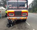 Puestos de control se instalaron durante el puente festivo por parte de la Policía de Tránsito en Antioquia. Foto: Cortesía Policía.