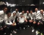 Grandes figuras del fútbol se volvieron a reunir, entre ellas el Tino Asprilla. FOTO Twitter Faustino Asprilla