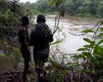 La comisión de la Fiscalía, la Policía y el Ejército estuvo ocho días en la selva de Vichada, mientras ubicaban y capturaban a los asesinos del niño. FOTO: cortesía de la Fiscalía.
