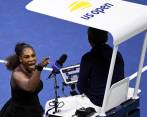 La tenista acusó al juez de silla de haber tomado una decisión “sexista” luego de sancionarla con un juego (2-6, 3-5 en ese momento) tras recibir tres warnings. FOTO REUTERS