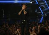 Justin Bieber lloró al final de su presentación. FOTO Reuters