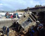 Aspecto del accidente del tren. FOTO tomada de Twitter @eSpaiNews