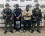 Alias “nano” tras su captura. FOTO POLICÍA MEDELLÍN