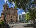 Parque principal de Barbosa. FOTO ARCHIVO