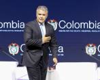 El presidente Iván Duque durante la inauguración del proyecto de la Cuarta Revolución Industrial en Ruta N. FOTO: Manuel Saldarriaga Quintero