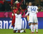 Jhon Córdoba le amargó la tarde al Bayern Munich, que había conseguido 17 triunfos consecutivos en casa FOTO reuters