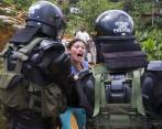 La protesta social es cada vez más frecuente en Colombia, una nación donde las personas consideran que si no se hacen sentir en la calle sus problemas no tendrán solución. FOTO Esteban Vanegas