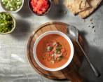 La exposición de Google brinda herramientas para conocer de la cocina ibérica. La imagen corresponde al gazpacho, tradicional sopa fría que se consume en España. FOTO Cortesía de Google
