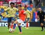 Chile y Colombia se enfrentan en un nuevo amistoso, esta vez en España. FOTO AFP