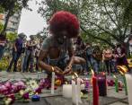 Imagen de referencia sobre el plantón que se realizó en el centro de Medellín para rechazar hechos violentos contra las mujeres. Foto: Andrés Camilo Suárez
