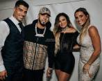 Luis Suárez, Anuel, Karol G y Sofía Balbi. FOTO Instagram @anuel_2blea